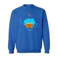 thumbnail image 1 of Training Your Brain Sweatshirt Men - Men Sweatshirt, Royal Blue, 5XL, 1 of 4