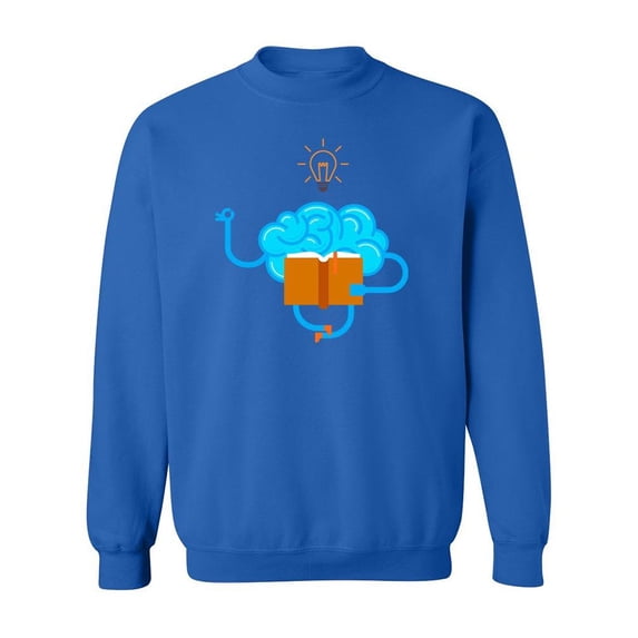 Training Your Brain Sweatshirt Men - Men Sweatshirt, Royal Blue, 5XL