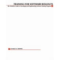 thumbnail image 1 of Training for Software Rollouts: The Definitive Guide to Developing and Implementing Software Training Programs (Paperback), 1 of 1