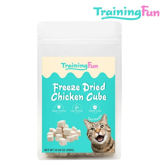 Trainingfun Edilbe Freeze Dried Chicken Cubes