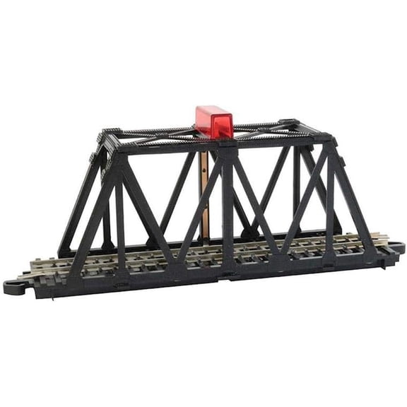 Trains - E-Z Track Blinking Bridge - N Scale (44873), Black Small