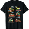 thumbnail image 1 of Trains For Boys Steam Locomotive Train For Toddler Boys T-Shirt, 1 of 4