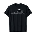 thumbnail image 1 of Trains Lovers Heart Beat Retro Train Lover T-Shirt, 1 of 5