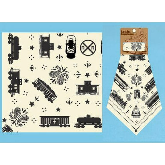 Trains Silhouettes Bandana