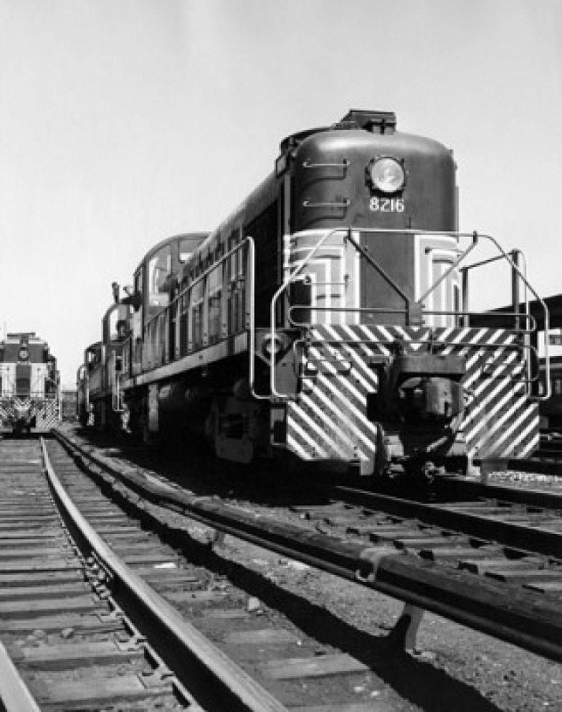 Trains on a railroad track Canvas Art - (24 x 36)