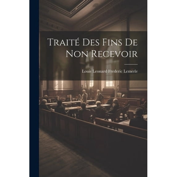 Traité Des Fins De Non Recevoir (Paperback)