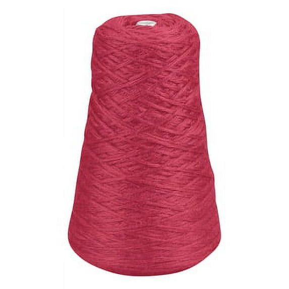 Trait-tex 4-Ply Double Weight Rug Yarn Refill Cone, Red, 8 oz., 315 Yards