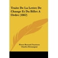 thumbnail image 1 of Traite De La Lettre De Change Et Du Billet A Ordre (1862) (Paperback), 1 of 1