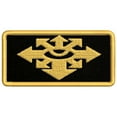 thumbnail image 1 of Traitor Black Legion Embroidered Warhammer 40k Iron-On/Sew-On/Hook Patch Bikers Cosplay Applique Badge Emblem Logo 4" x 2", 1 of 2
