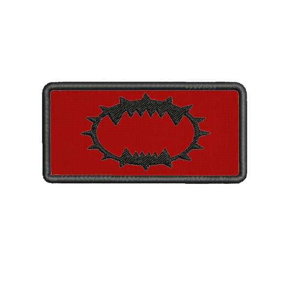 Traitor Legion World Eaters Embroidered Warhammer 40k Iron-On/Sew-On/Hook Patch Bikers Cosplay Applique Badge Emblem Logo 4" x 2"