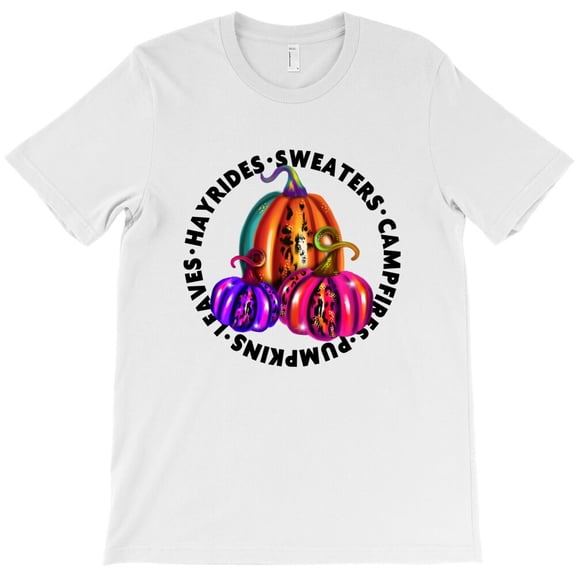 Traits Of Autumn, Simple Bold Seasonal Graphic Design For Fall G5559 Unisex T-Shirt, Up to Size 5XL