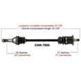 thumbnail image 1 of TrakMotive Drive Axle Front CAN-7005, 1 of 11