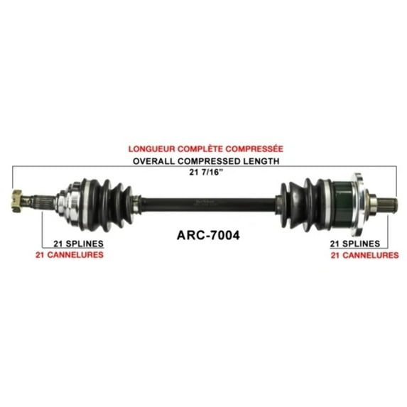 TrakMotive Drive Axle Rear ARC-7004