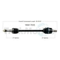 thumbnail image 1 of TrakMotive Drive Axle Rear YAM-7035, 1 of 7