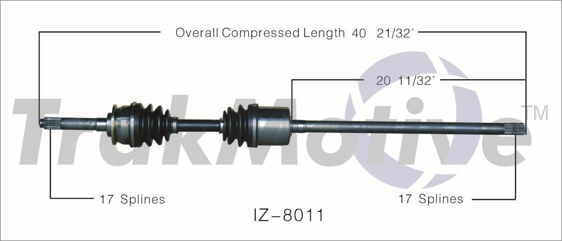 Worldparts 209011 CV Axle Shaft