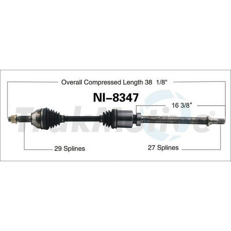TrakMotive NI8347 Fits select: 2008-2013 NISSAN ROGUE, 2014-2015