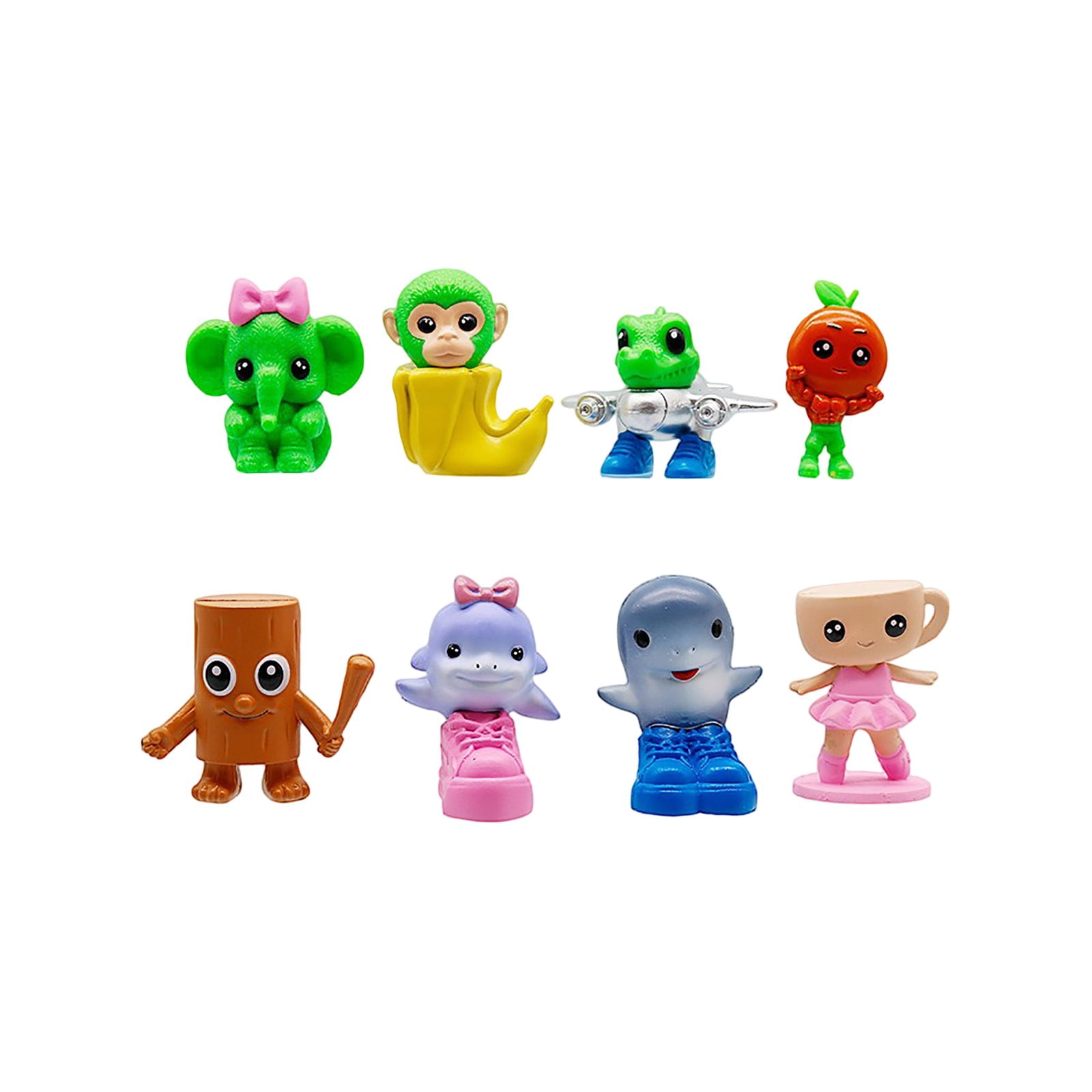 Figuras De Acción Italian Brainrot Meme - Set De 12 Pcs Con Tung Tung Tung Sahur Y Tralala Shark, Ideal Para Decoración De Mesa, Pasteles Y Regalos Para Fans