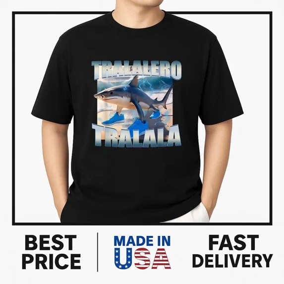 Tralalero Tralala Bootleg Brainrot Italian Brainrot Meme T-Shirt MUST-HAVE