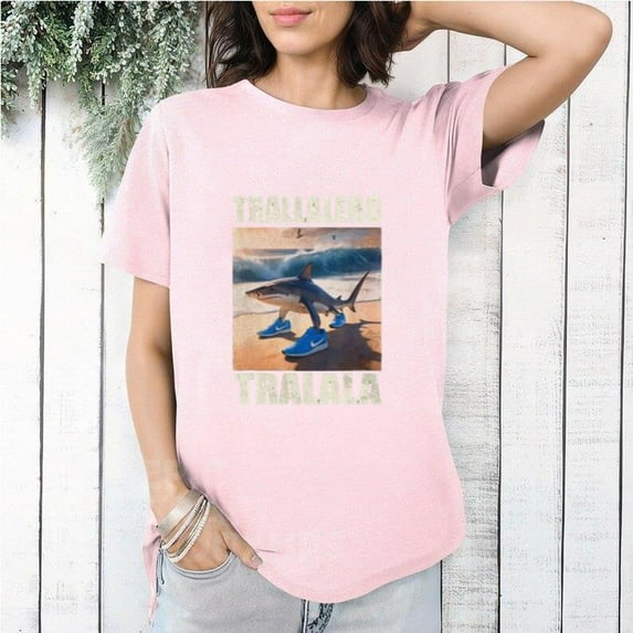 Tralalero Tralala Funny Meme 2025 Internet Viral Humor T-Shirt, for men & women, up to size 5XL