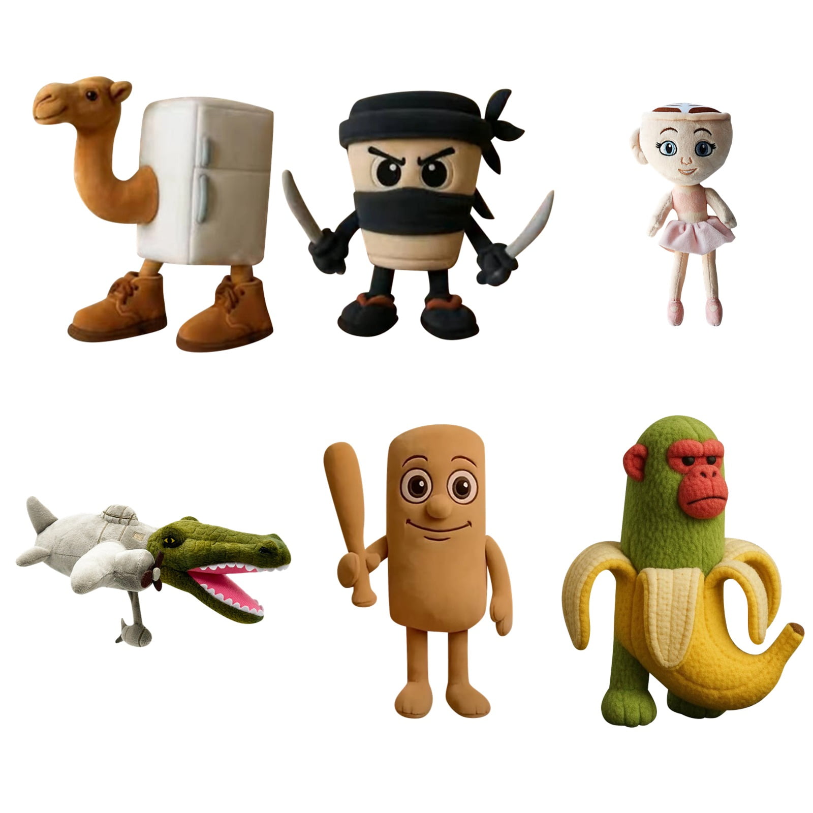 Stitch Peluche Peluche De Tung Tung Tung Sahur Muñeco Suave De