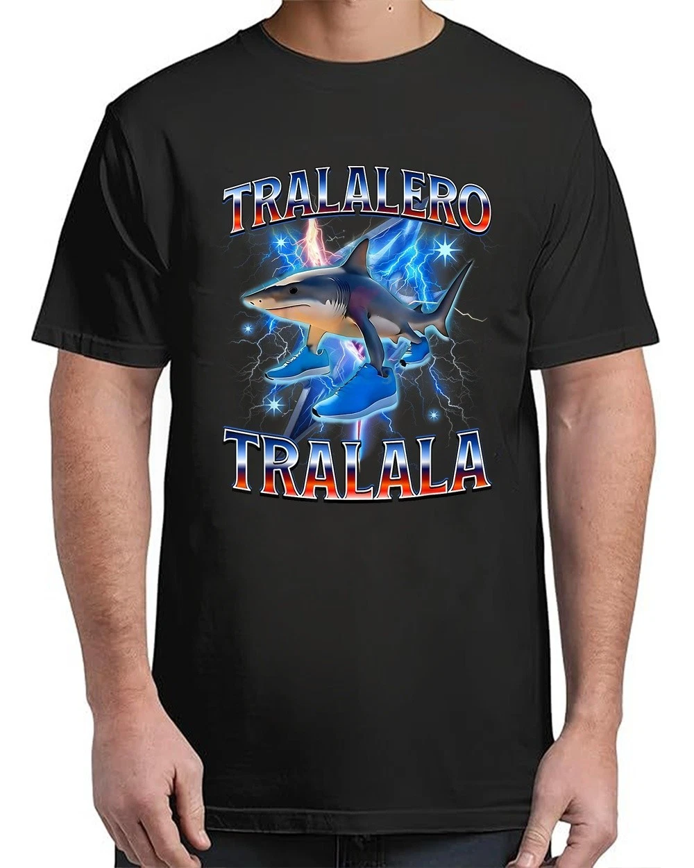 Tralalero Tralala Shark Meme Bootle Adult Sz S-4XL T-Shirt - Walmart.com