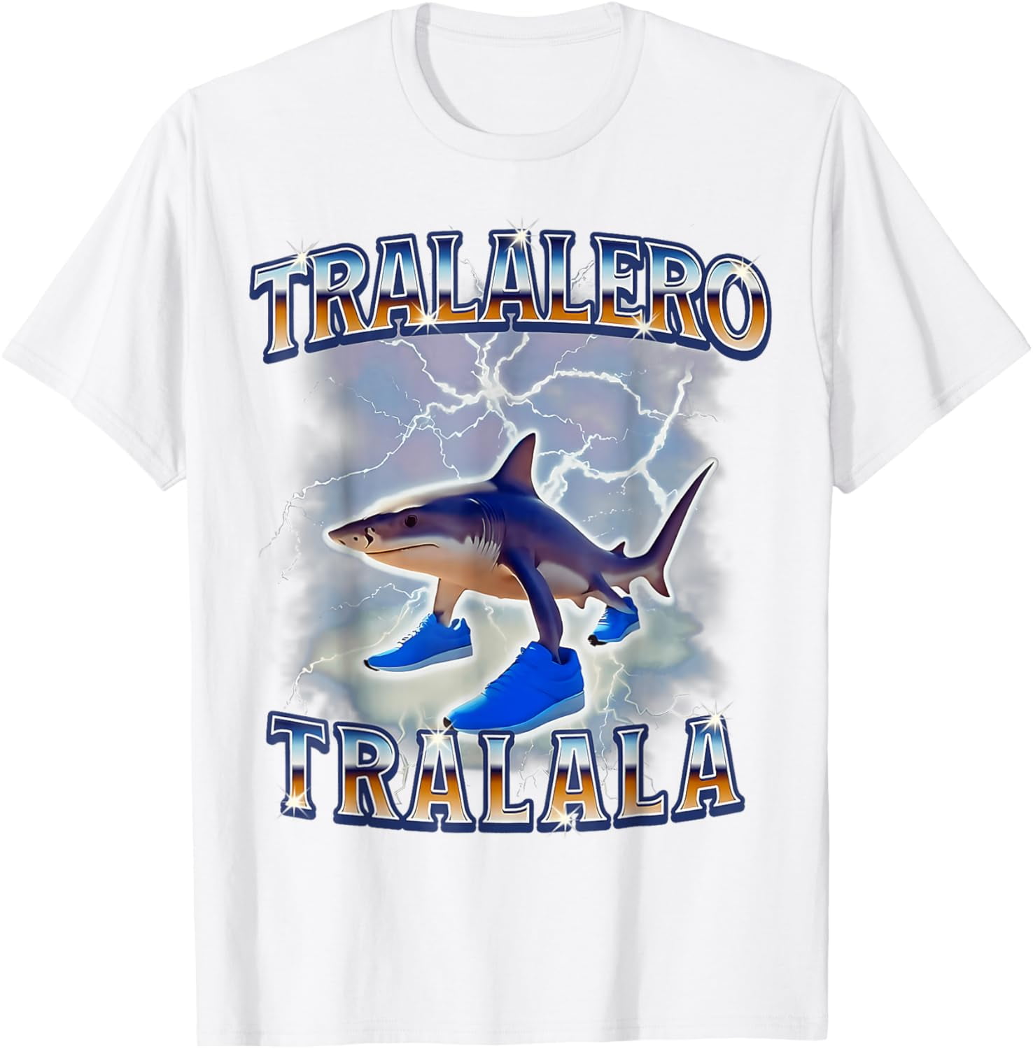 Tralalero Tralala Shark Meme Bootle T-Shirt - Walmart.com