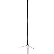 Tram 1477-B Pre-Tuned 144MHZ-148MHZ VHF/430MHZ-460MHZ UHF; Amateur Dual-Band Base Antenna Black Fiberglass