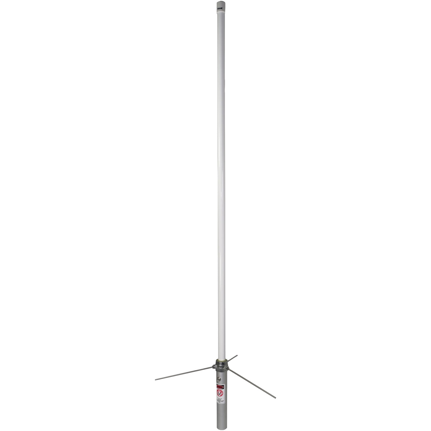 Tram Pre-Tuned 144 MHz–148 MHz VHF/430 MHz–460 MHz UHF Amateur Dual-Band Base Antenna with White Fiberglass, 1477