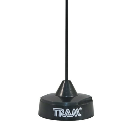 Tram - 143 MHz to 159 MHz VHF Pretuned Wideband NMO Antenna Black - Black