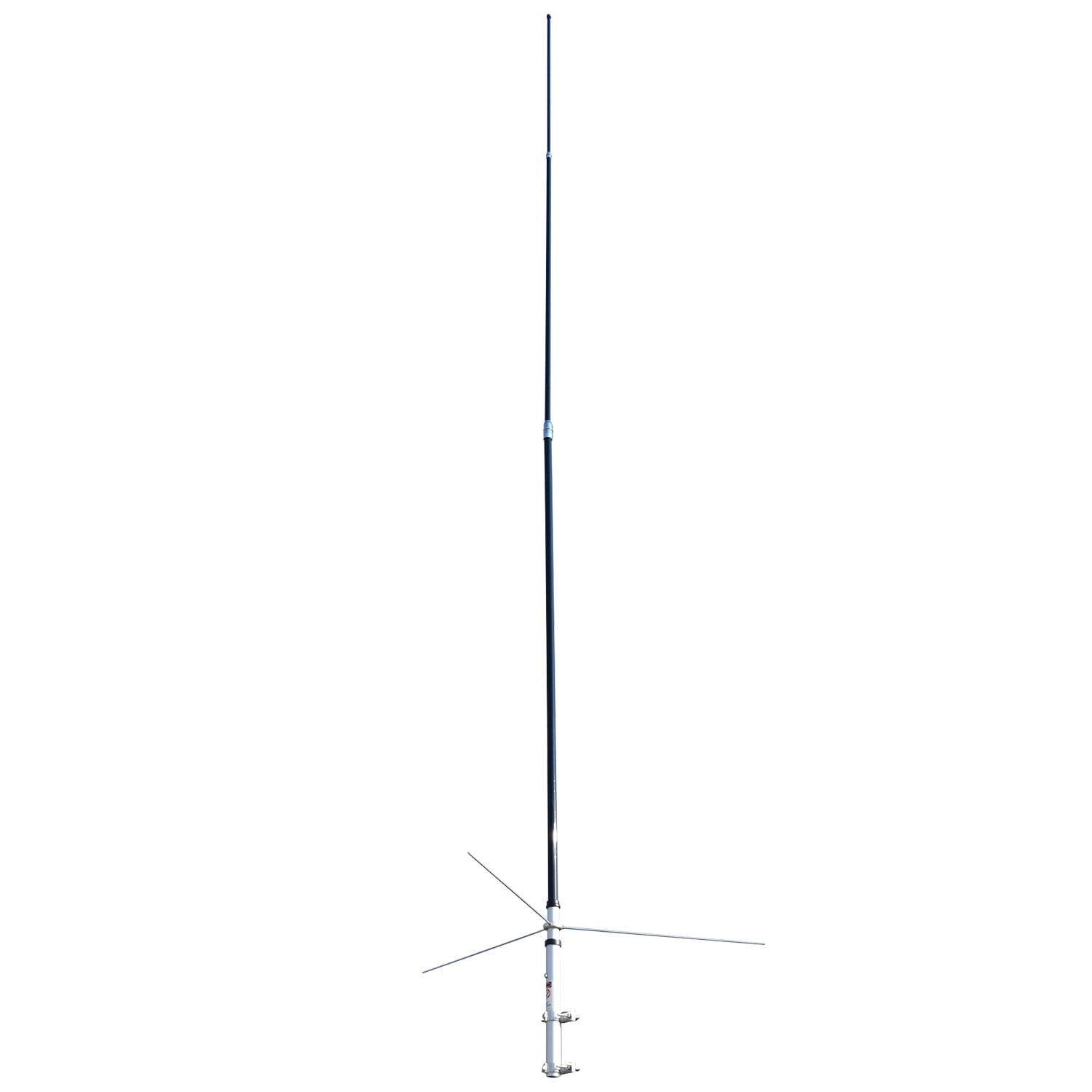 Tram 200-Watt Dual-Band 3-Section Fiberglass Base Antenna with 50-Ohm UHF SO-239 Connector, 17-Ft. Tall, Black