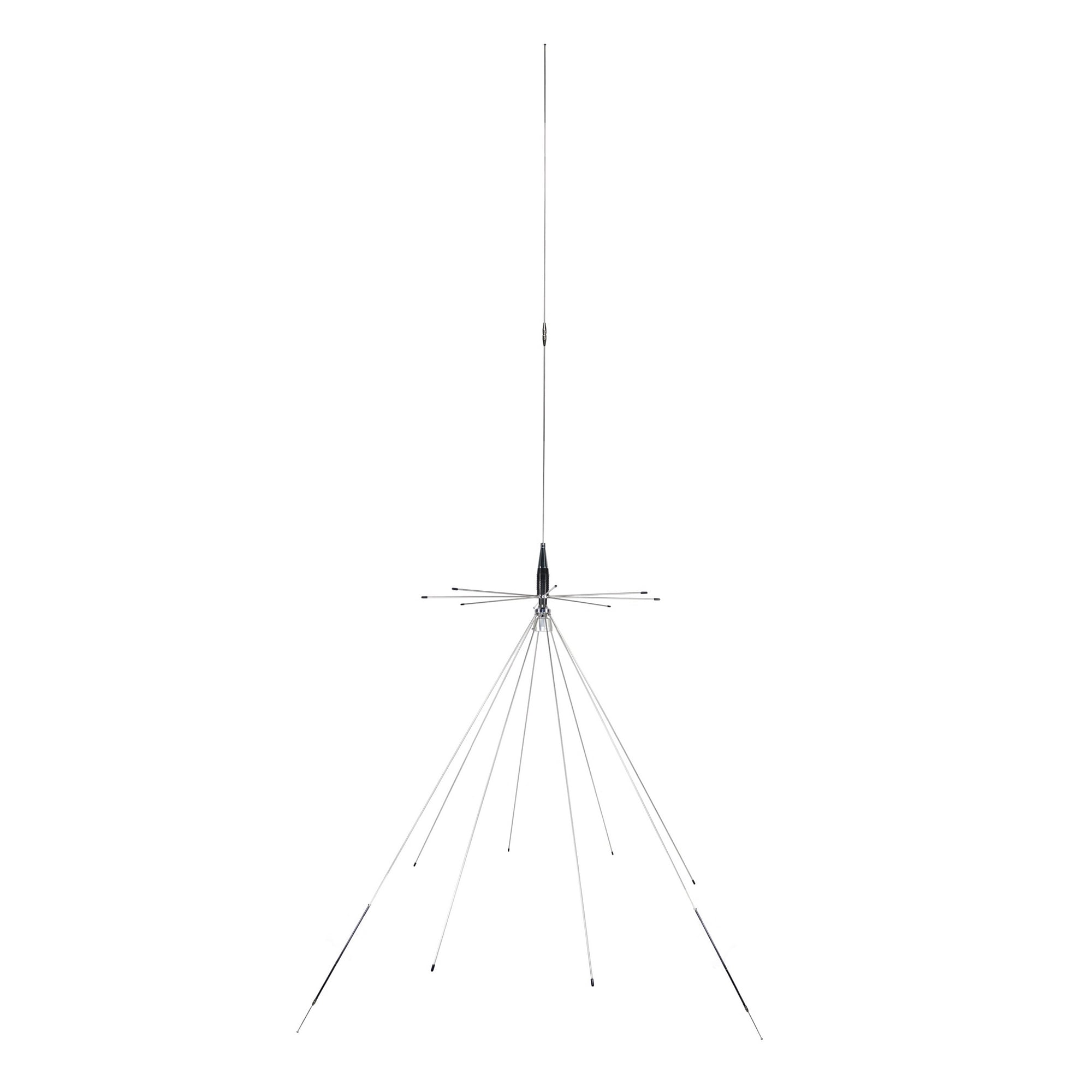 Tram 300-Watt/200 Watt Broad-Band Scanner 25 MHz to 1,300 MHz Super Discone Stainless Steel Base Antenna with Added CB Transmit Bands