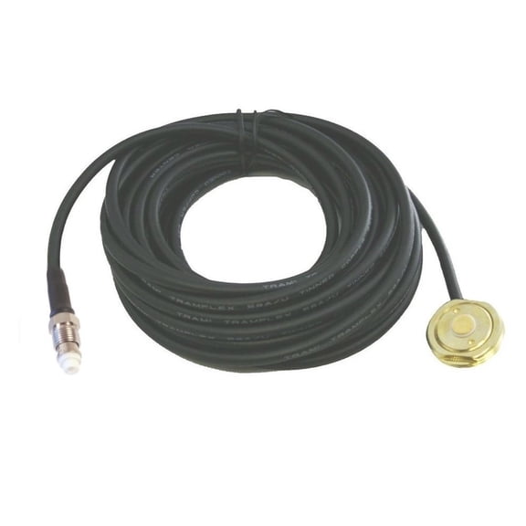 Tram NMO 3/4" Roof Mount, 17' RG-58 Solid Coax, FME Connector 1259-FME