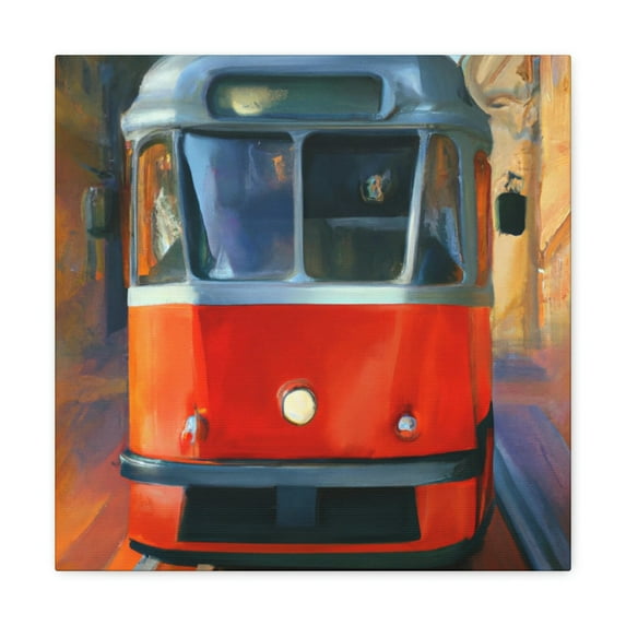 Tram Ride in Time - Canvas