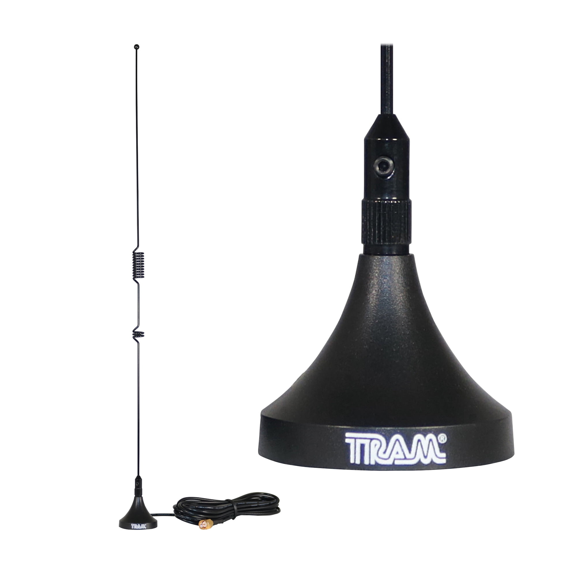 Tram Scanner Mini-Magnet Antenna VHF/UHF/800-MHz to 1,300-MHz with SMA-Male Connector