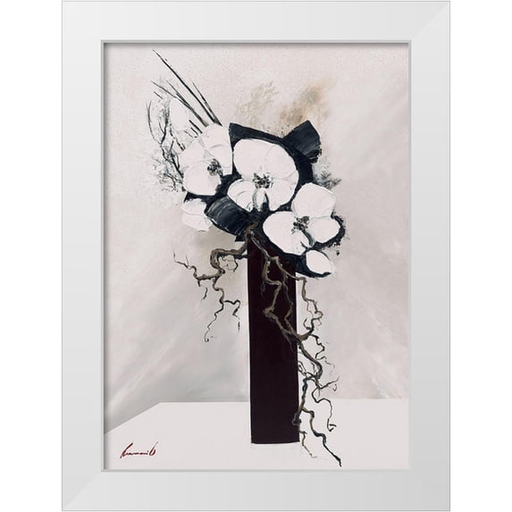 Tramoni, Oliver 14x18 White Modern Wood Framed Museum Art Print Titled - De´licatesse dorchide´es II