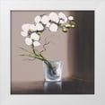 thumbnail image 1 of Tramoni, Oliver 26x26 White Modern Wood Framed Museum Art Print Titled - Volutes dorchide es blanches I, 1 of 4