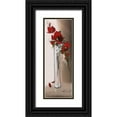 thumbnail image 1 of Tramoni, Oliver 8x14 Black Ornate Wood Framed with Double Matting Museum Art Print Titled - Hauteurs florales I, 1 of 4
