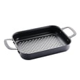 thumbnail image 1 of Tramontina Churrasco BBQ 11-Inch Carbon Steel Rectangular Grill Pan, Roaster, Perforated, Oven-Safe, 1 of 4