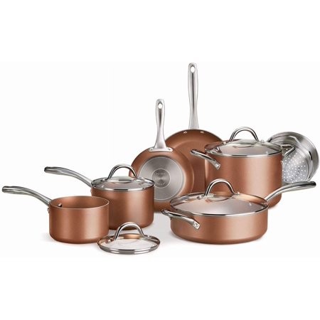 Tramontina 11-Piece Metallic Copper Nonstick Cookware Set