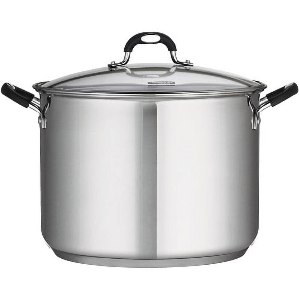 Tramontina 16 Quart Stainless Steel Covered Stock Pot kitchen