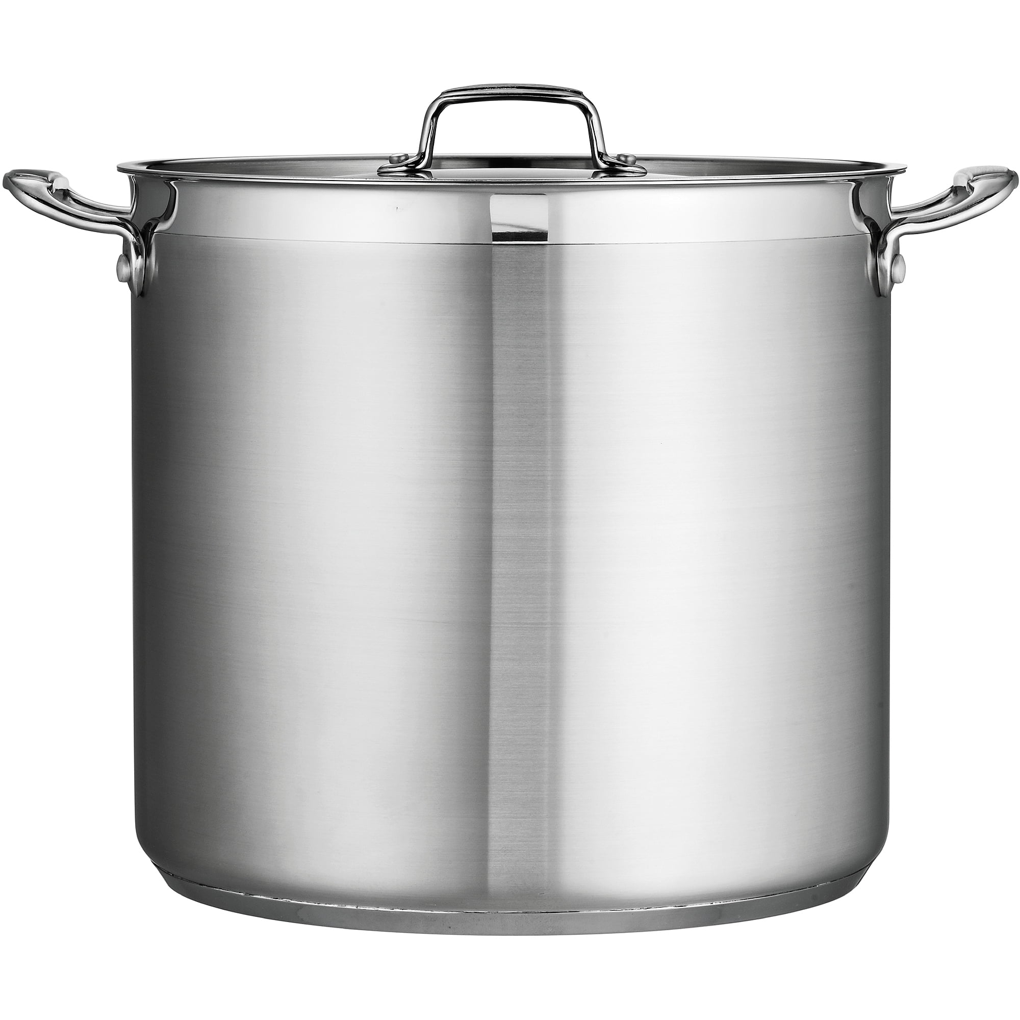 Gourmet 24 qt. Stainless Steel Stock Pot with Lid Gourmet 24 qt. Stainless Steel Stock Pot with Lid