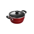 thumbnail image 1 of Tramontina Sicilia 4.5-Quart Non Stick Dutch Oven with Glass Lid, Aluminum Nonstick Cooking Pot, Raspberry, 1 of 7