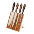 thumbnail image 1 of Tramontina Churrasco 5-Piece BBQ Cutlery Set with Magnetic Wood Knife Holder, Stainless Steel, Polywood Handles, 1 of 7