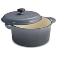 thumbnail image 1 of Tramontina 6.5 Qt Enameled Round Cast Iron Dutch Oven, Gray, 1 of 3