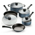 thumbnail interactive-video image 1 of Tramontina 9-Piece Non-stick Cookware Set Blue, 1 of 7