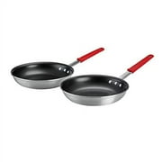 Tramontina Aluminum Nonstick Restaurant Professional 2-Piece 10" Fry Pan Set, Satin