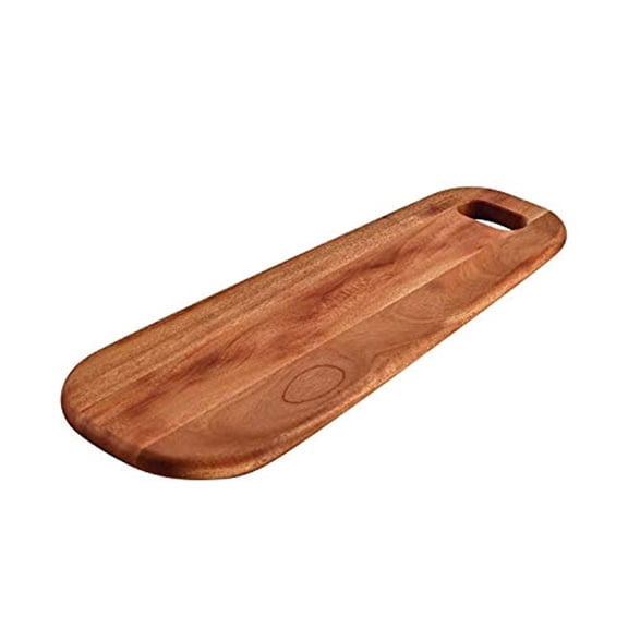 Tramontina Provence 18.75 in x 7.5 in Medium Light Brown Antipasto Serving Board, African Mahogany, Natural Oil Finish