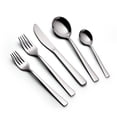 thumbnail image 1 of Tramontina Berlin 20-Piece Stainless Steel Flatware Set –  Mirror-Polished Finish, Square Handle Design, Knives, Forks & Spoons Silverware Set, 1 of 6