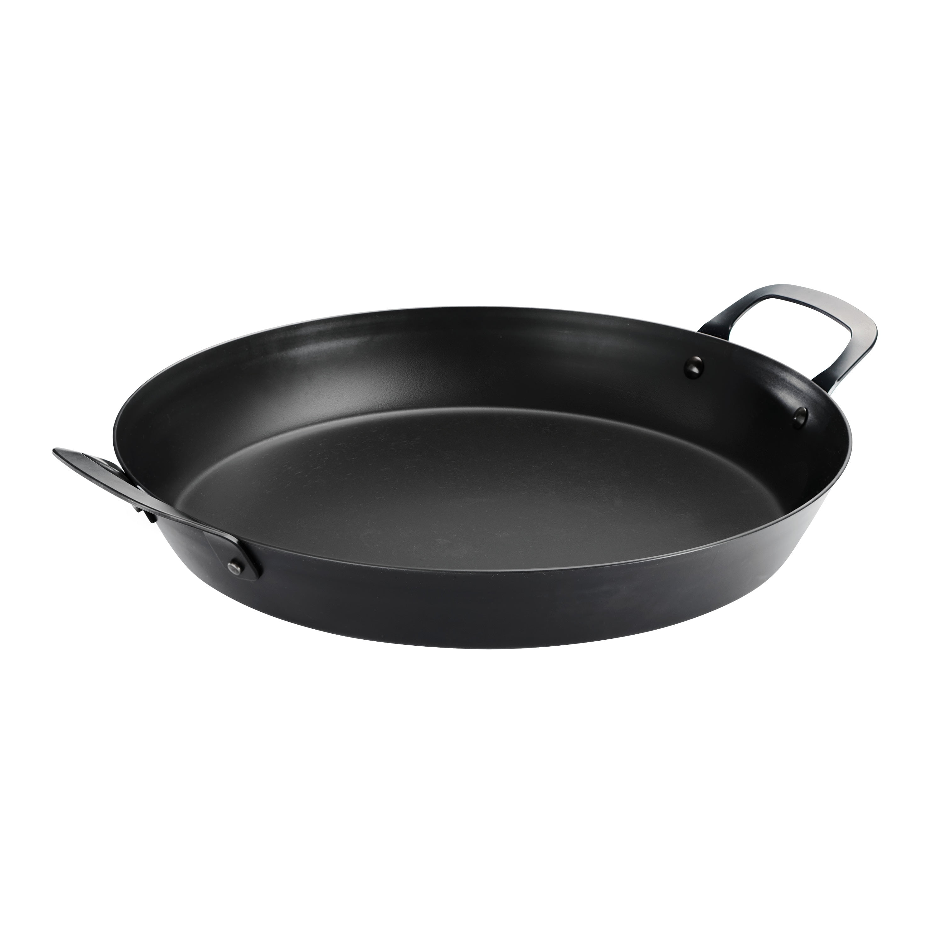 Tramontina Ember 15-Inch Carbon Steel Paella Pan, Natural Oiled Finish, Oven-Safe
