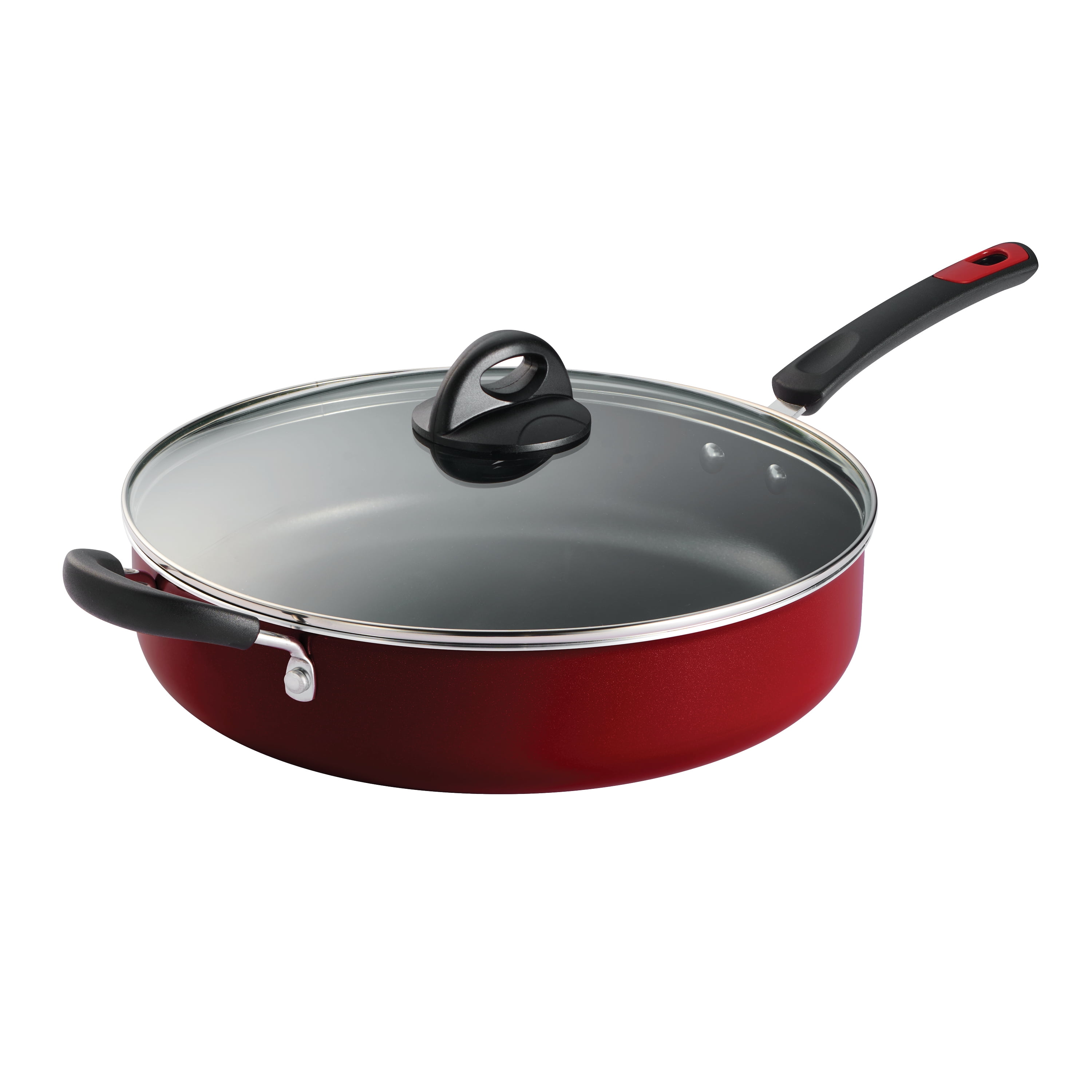 Tramontina EveryDay 5 Qt Aluminum Nonstick Covered Jumbo Cooker – Red ...